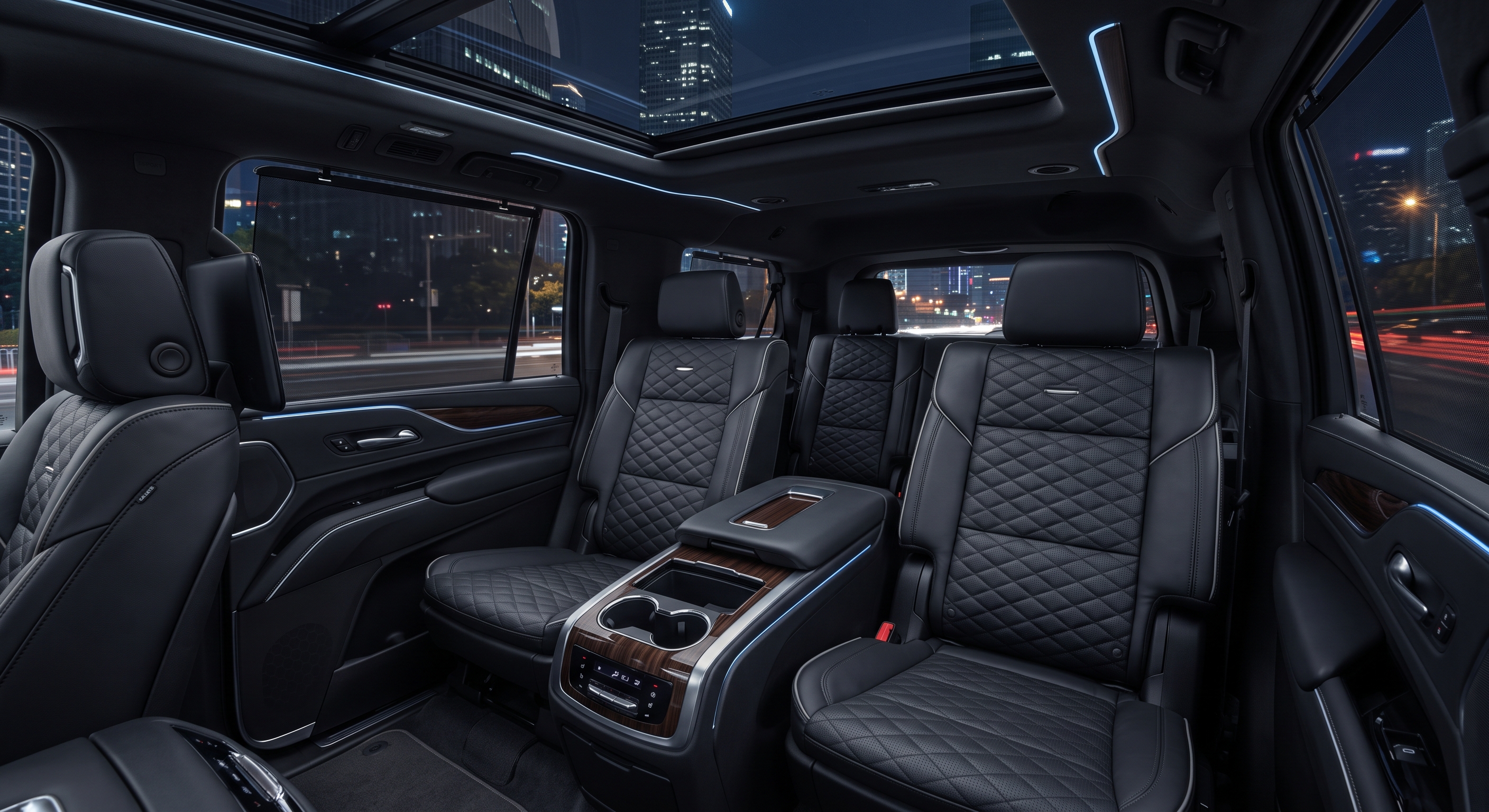 Black 2026 Cadillac Escalade interior